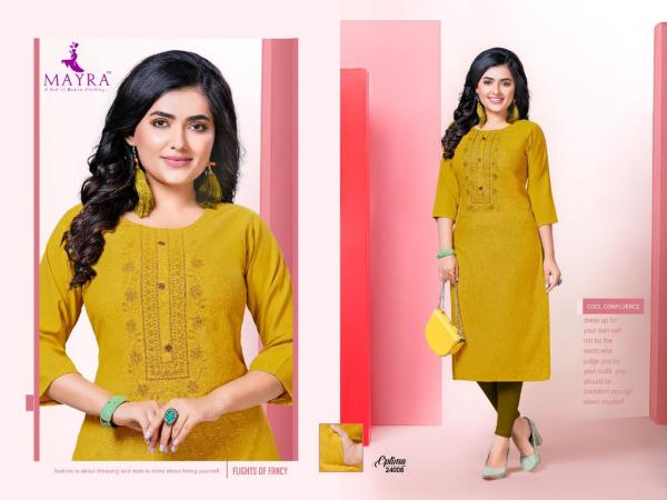 Mayra Optima Rayon Fancy Embroidery Kurti